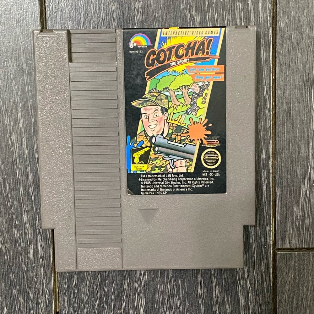 Gotcha The Sport NES Game